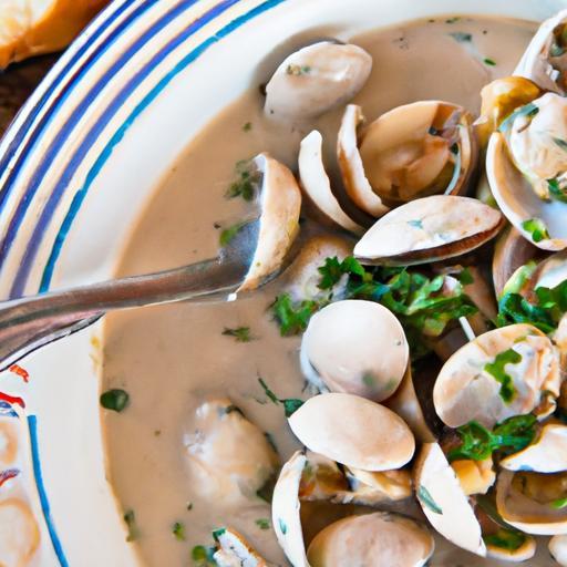 Savor Steamed Clams with Garlic and Creamy White Beans