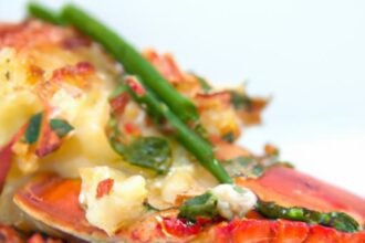 Savor the Blend: Grilled Lobster with Melted Cheese Delight