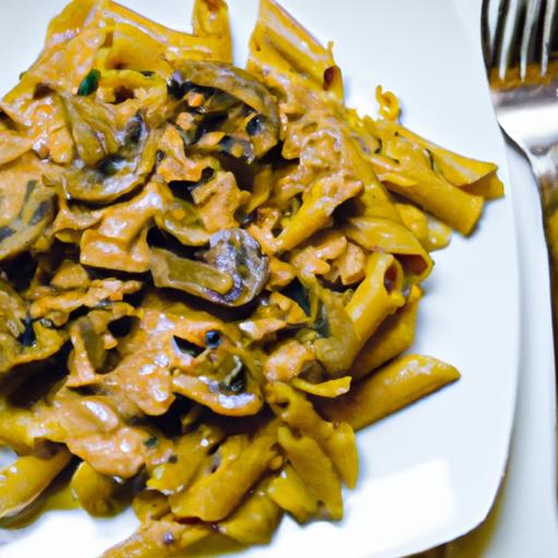 Hearty Vegan Mushroom Stroganoff: Creamy Pasta Delight