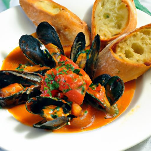 Savor the Sea: Sautéed Mussels in Garlic Tomato Sauce
