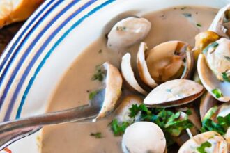 Savor Steamed Clams with Garlic and Creamy White Beans
