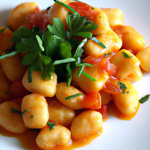 Delicious Vegan Gnocchi with Rich Tomato Sauce Recipe