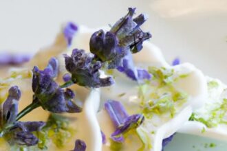 Zesty Lemon Lavender White Chocolate Bark Delight