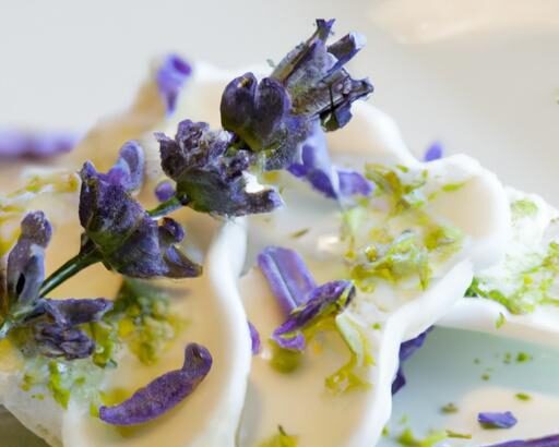 Zesty Lemon Lavender White Chocolate Bark Delight