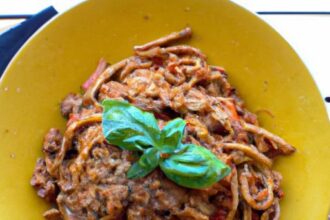 Hearty Vegan Spaghetti Bolognese: Plant-Powered Bliss