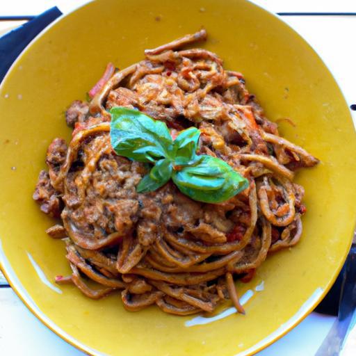 Hearty Vegan Spaghetti Bolognese: Plant-Powered Bliss
