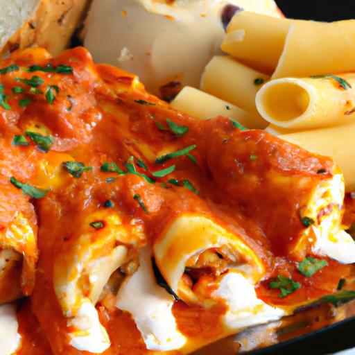 Fiery Buffalo Chicken Manicotti: A bold, Spicy Twist
