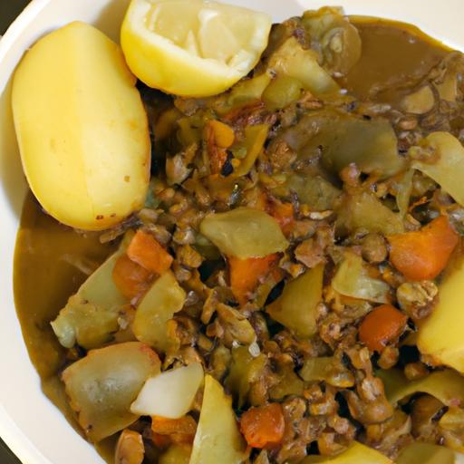 Hearty Smoky Lentil Stew with Leeks and Potatoes Recipe