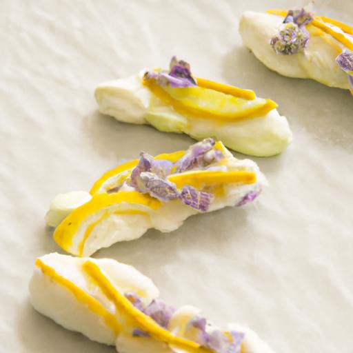 Zesty Lemon Lavender white Chocolate Bark Delight