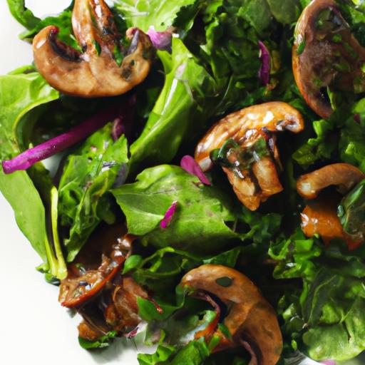Savor the flavor: Grilled Portobello & Spinach Salad Recipe