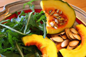 Harvest Harmony: Roasted Acorn Squash & Peppery Arugula Salad