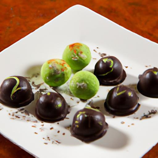 Zesty Lime & Chili Dark Chocolate Truffles: A Fiery Delight
