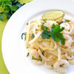 Tropical Twist: Pasta Bathed in Coconut Lemongrass Sauce