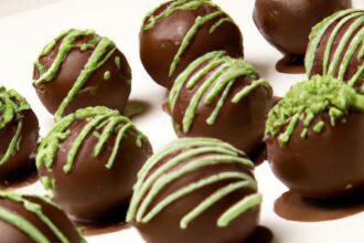 Decadent Mint Chocolate Ganache Truffles: A Gourmet Delight