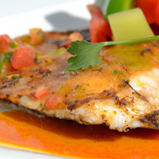 Fiery Flavor: Grilled Whole Red Snapper with Creole Sauce