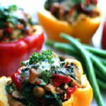 Flavor-Packed Mushroom & Spinach Stuffed Peppers Recipe