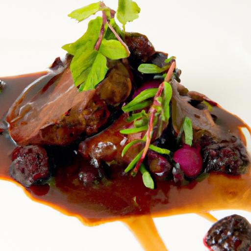 Venison Medallions Paired with Bold Blackberry-Sage Sauce