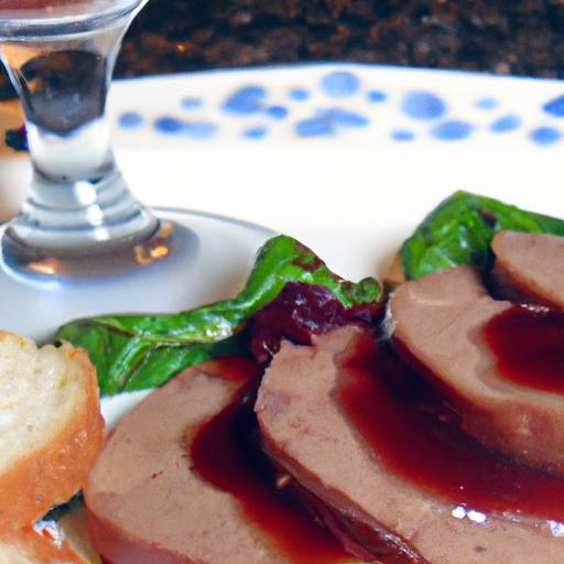 Decadent Duck Pâté Paired with Tangy Cranberry Compote