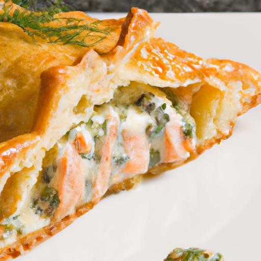 Salmon En Croûte with Dill Sauce: A Classic Elegance Unveiled