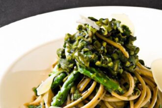 Fusion Flavor: Pasta Tossed in Wasabi Soy Glaze Magic