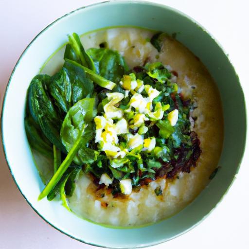 Nourish Naturally: Savory Amaranth Porridge with Greens