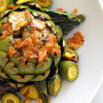 Savor Vegan Paella: Artichokes Meet Saffron Bliss