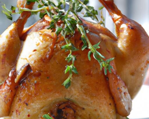 Savor Roasted Capon Stuffed with Brioche and Fresh Herbs