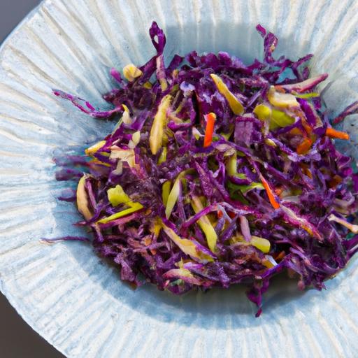 Crunchy Red Cabbage Slaw: A Colorful Twist on Classics