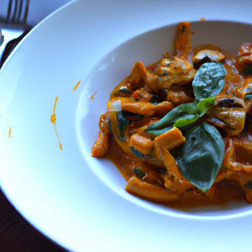 Fusion Flavors:‌ Pasta with ‍Thai Red Curry and Basil ​Twist