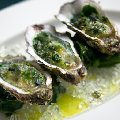 Oysters Rockefeller: Indulgence in Rich Herb Butter Bliss