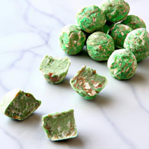 Energize Your Snack Time: Spirulina Mint White Chocolate Bites
