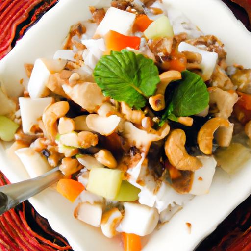 Crunchy ‍Peanut Tofu ⁤Meets Creamy ⁣Coconut Rice Delight