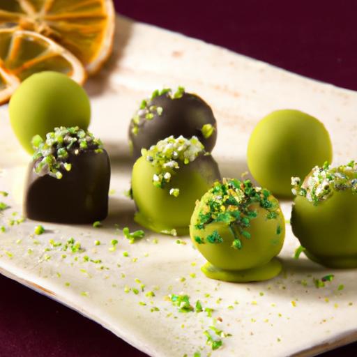 Zesty Lime & Chili Dark Chocolate Truffles: A Bold delight
