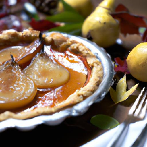 aromatic Tart with Spiced Pears: A Perfect Fall Treat