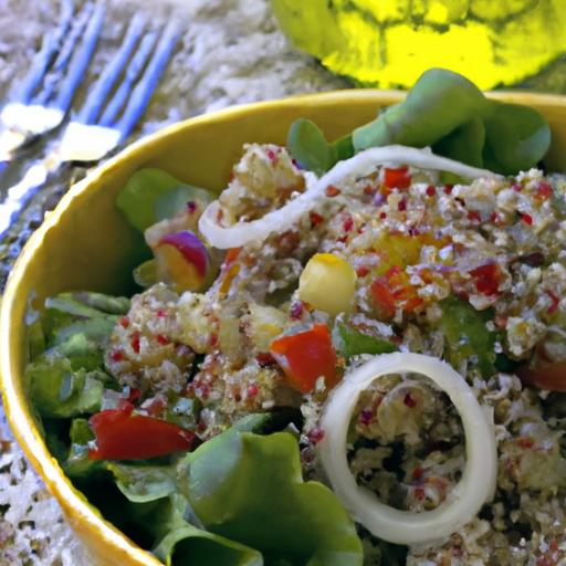 Nutritious Delight: Quinoa & Garbanzo Bean ⁢Salad Recipe