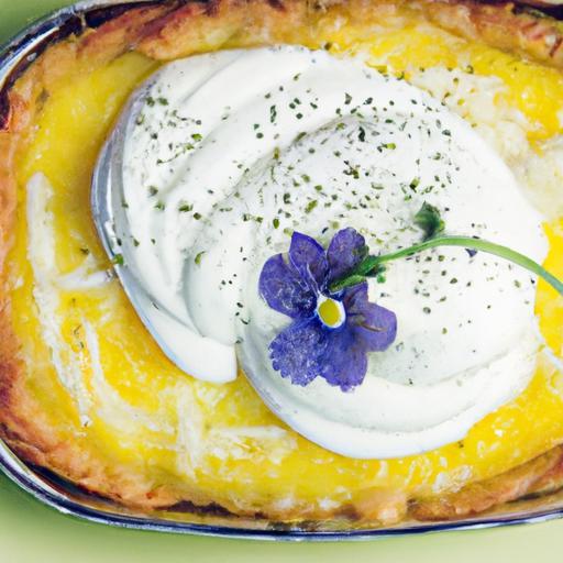 Zesty Lemon & Fragrant Lavender Tart: A Perfect Harmony