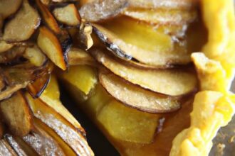 Rustic Tart with Roasted Apples and Silky Almond Cream
