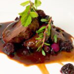 Venison Medallions Paired with Bold Blackberry-Sage Sauce