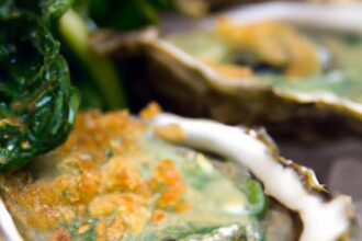 Oysters Rockefeller: Indulgence in Rich Herb Butter Bliss