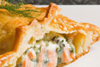 Salmon En Croûte with Dill Sauce: A Classic Elegance Unveiled