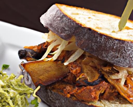 Savor the Flavor: Pulled Mushroom “Pork” Sandwich Delights