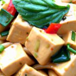 Penne Meets Thai Basil: A Flavorful Tofu Twist Delight