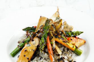 Earthy Elegance: Wild Rice and Roasted Mushroom Salad Delight