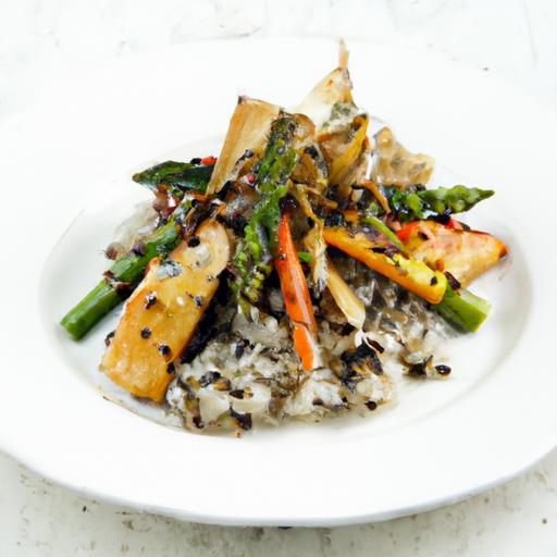 Earthy Elegance: Wild Rice and Roasted Mushroom Salad Delight