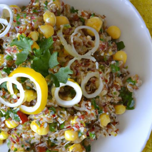 Nutritious Delight: Quinoa & Garbanzo Bean Salad Recipe