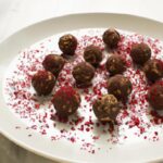 Decadent Dark Chocolate Raspberry Ganache Truffle Delights