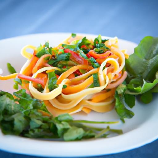 Crunchy Delight: Spiralized Carrot & Apple Noodle Salad
