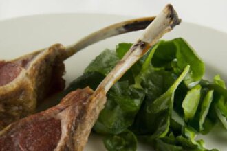 Savor Barnsley Lamb Chops Grilled with Garlic & Herbs