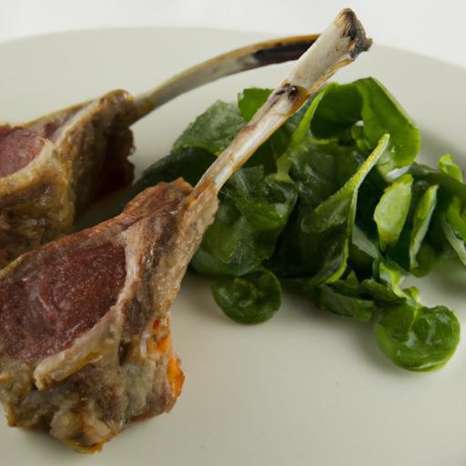 Savor Barnsley Lamb Chops Grilled with Garlic & Herbs