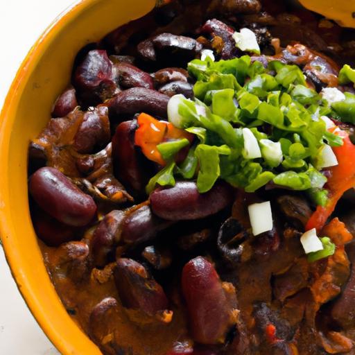 Hearty Vegan Chili with Black Beans: A Flavorful Twist